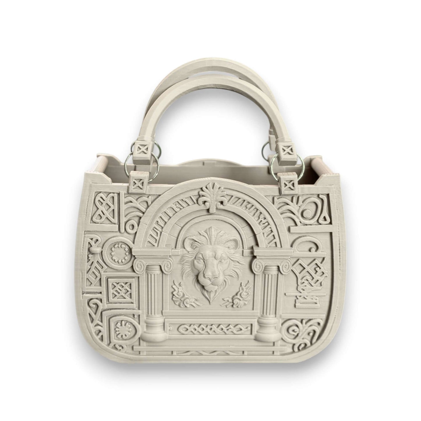 Luxury 3D-printed handbag from JUSTICE & POWER collection, JUSTICE&POWER 3D-printed handbag