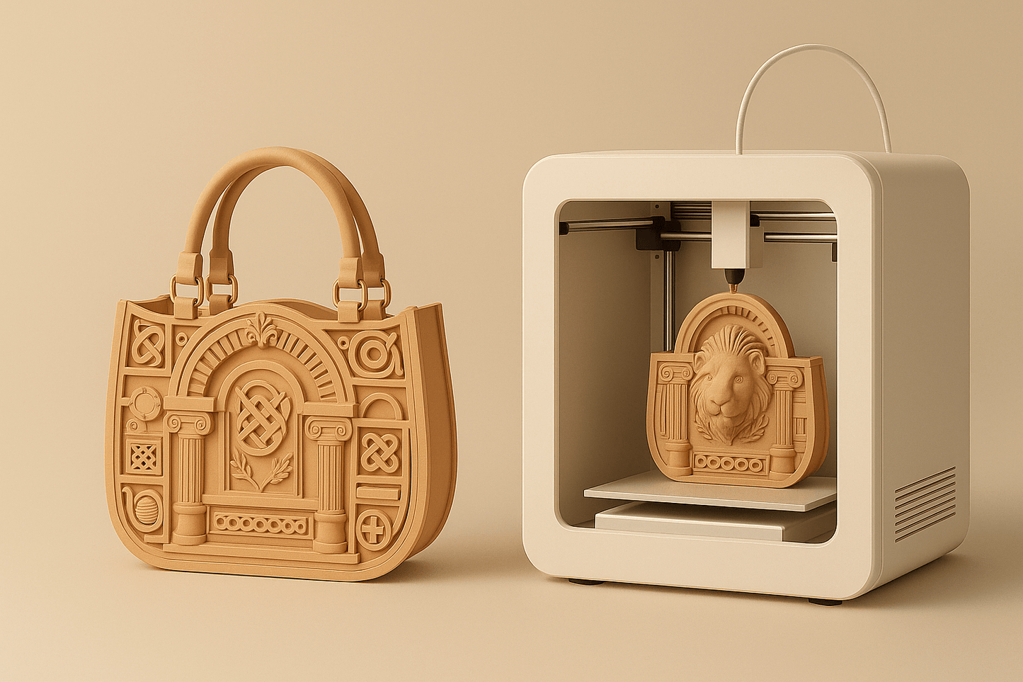 Full Circle of 3D Modeling & Printing What is it? Full Circle of 3D Modeling & Printing: An end-to-end service - from your initial idea and 3D modeling to producing the finished handbag. Everything in one seamless process. What’s included: ✅ Style and fun