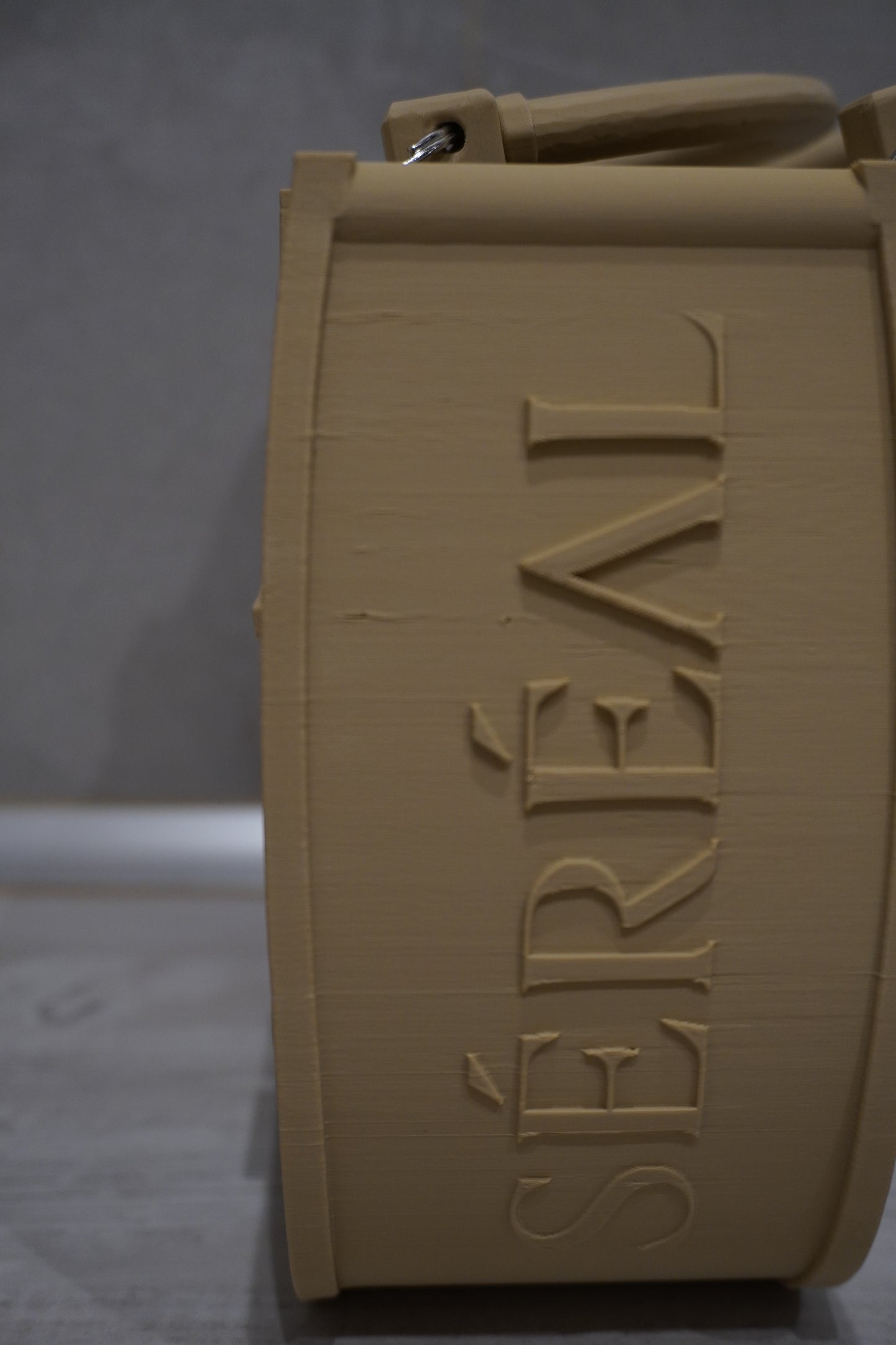 Matte Desert Tan Handbag - Small Visual Defects