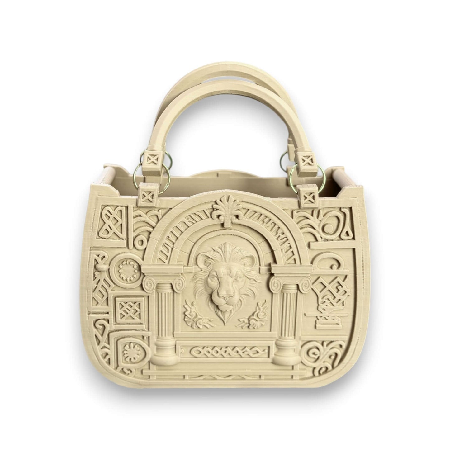 Luxury 3D-printed handbag from JUSTICE & POWER collection, JUSTICE&POWER 3D-printed handbag