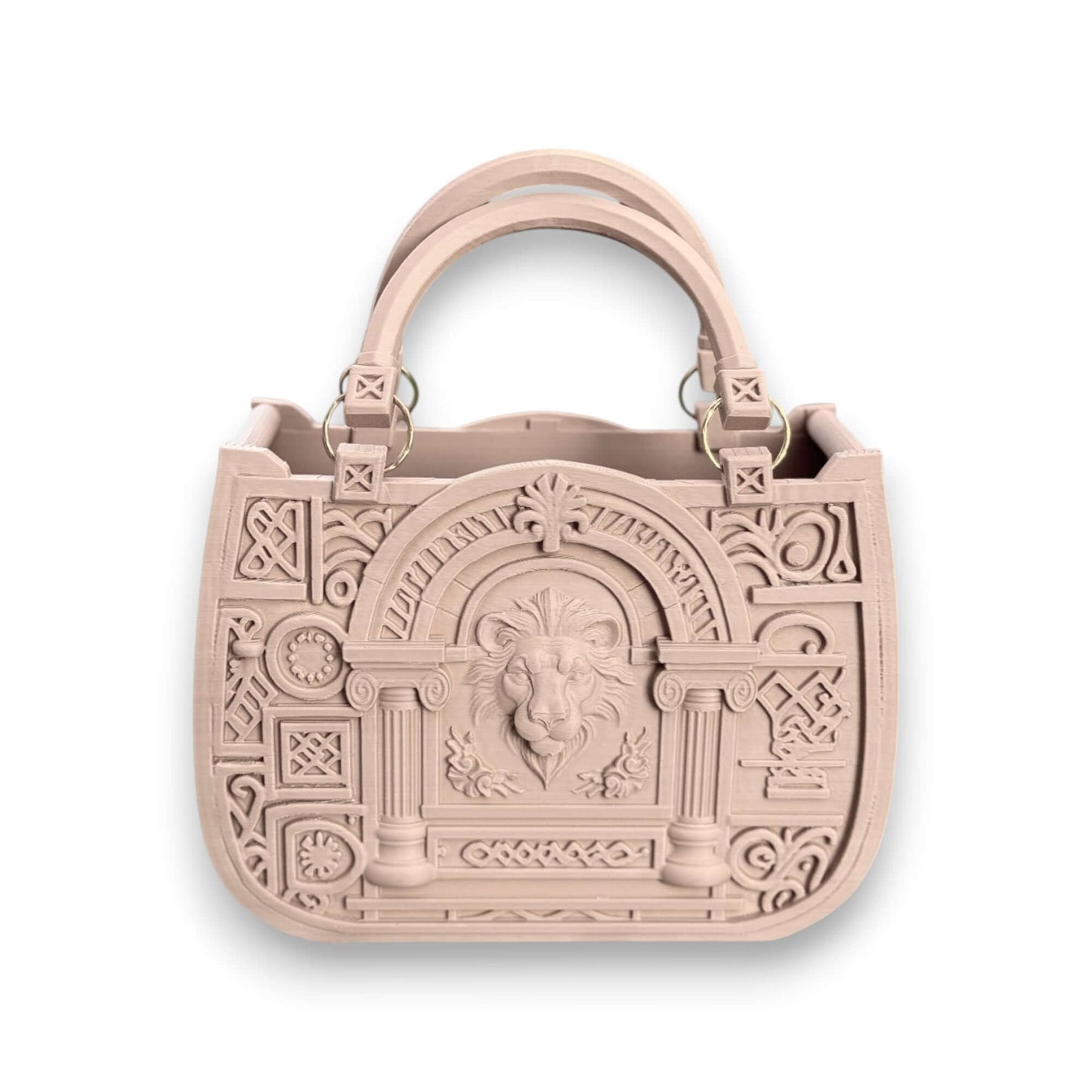 Luxury 3D-printed handbag from JUSTICE & POWER collection, JUSTICE&POWER 3D-printed handbag