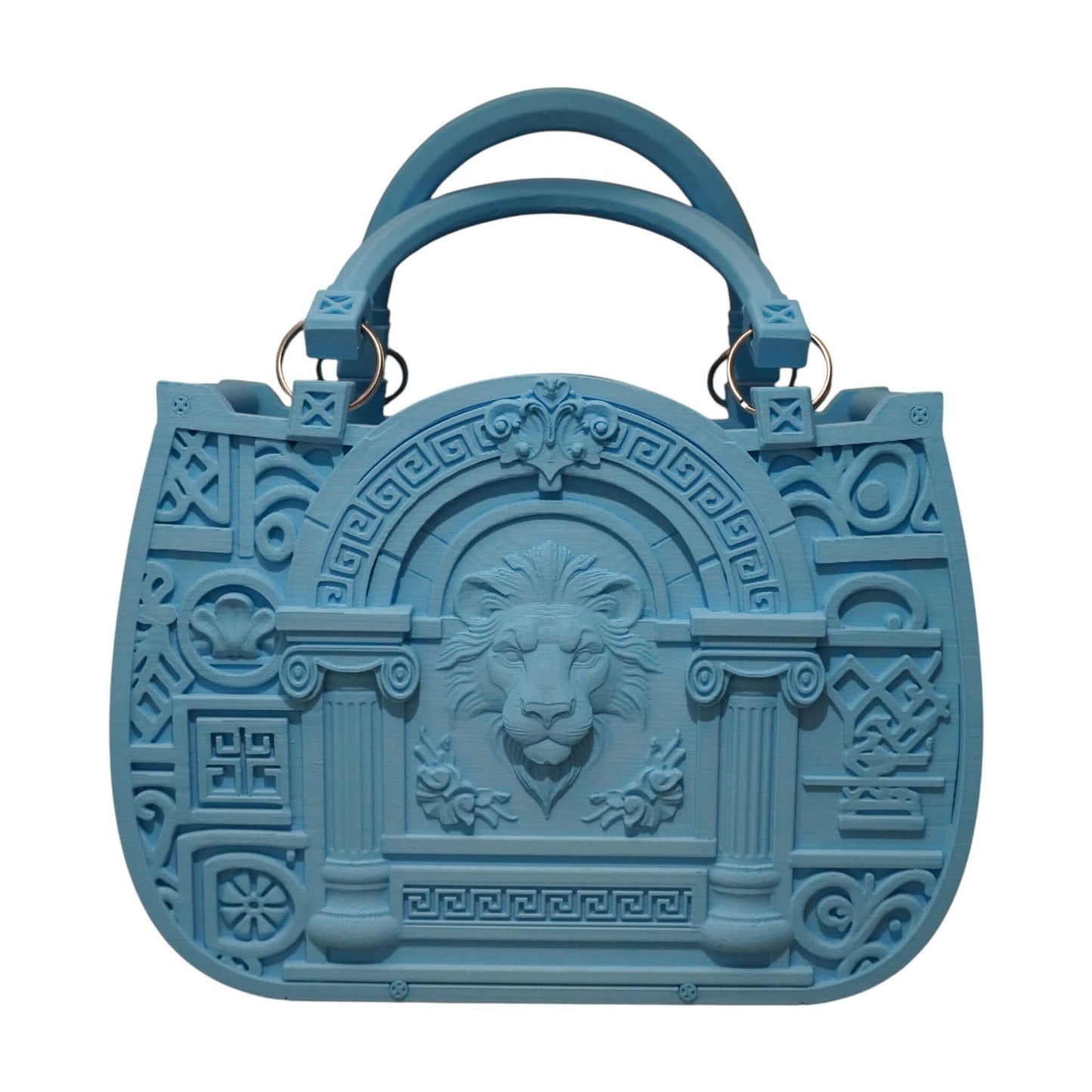 Luxury 3D-printed handbag from JUSTICE & POWER collection, JUSTICE&POWER 3D-printed handbag