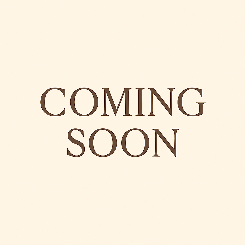 COMING SOON text graphic announcing the upcoming collection of handbags and accessories.