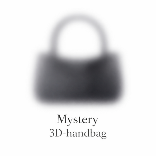  Mystery bag 3D-printed handbag Mystery 3D-printed handbag is not a design you choose - it’s a design that chooses you.This piece is a personal collaboration between you and our creative process.Instead of selecting a ready-made model, you share who you are 